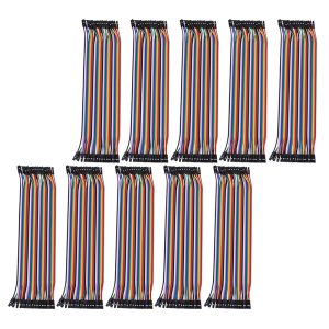 40P Female to Female 20cm Flat Ribbon Jumper Wire 10PCS