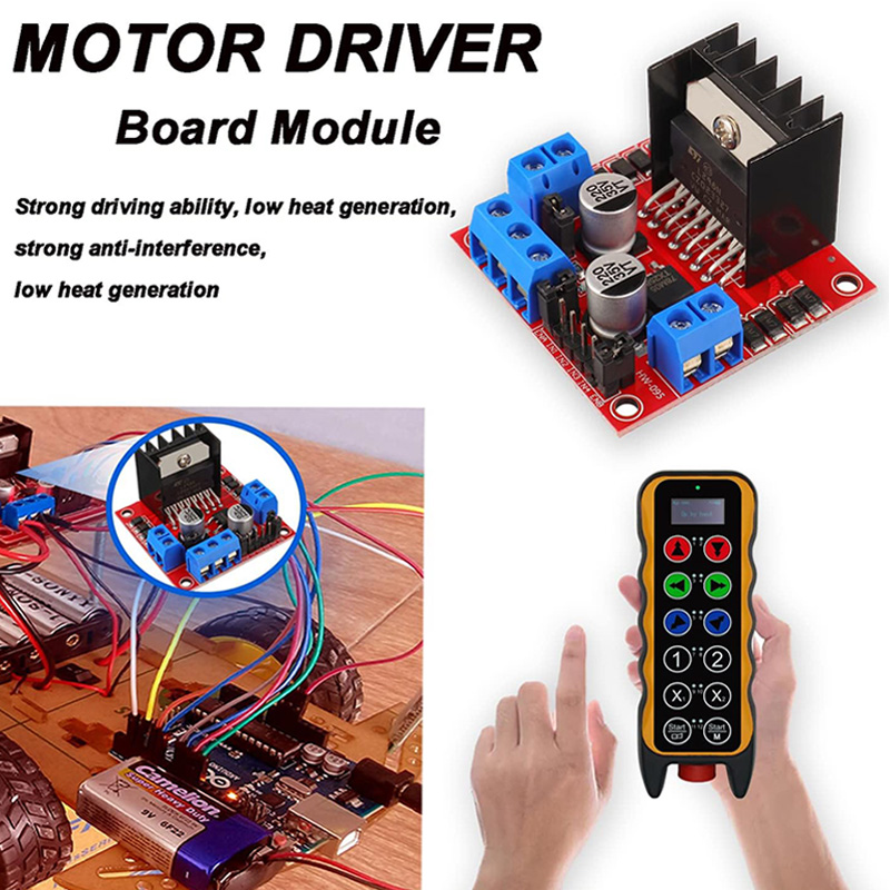 L298N Dual H-Bridge DC Motor Driver Controller Module - Image 4