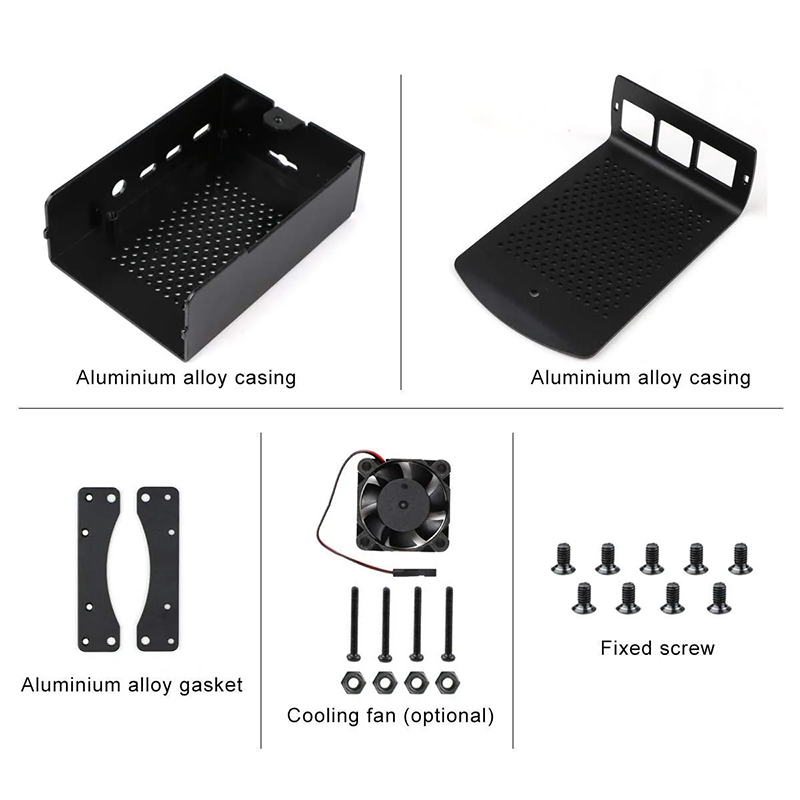 Raspberry Pi 4 Aluminum Alloy Case - Image 2