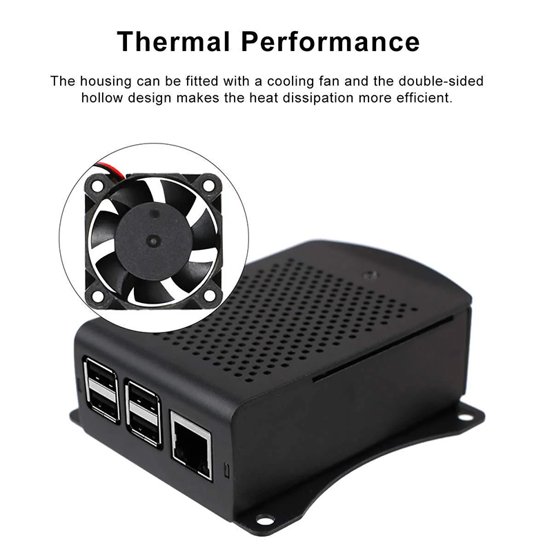 Raspberry Pi 4 Aluminum Alloy Case - Image 3