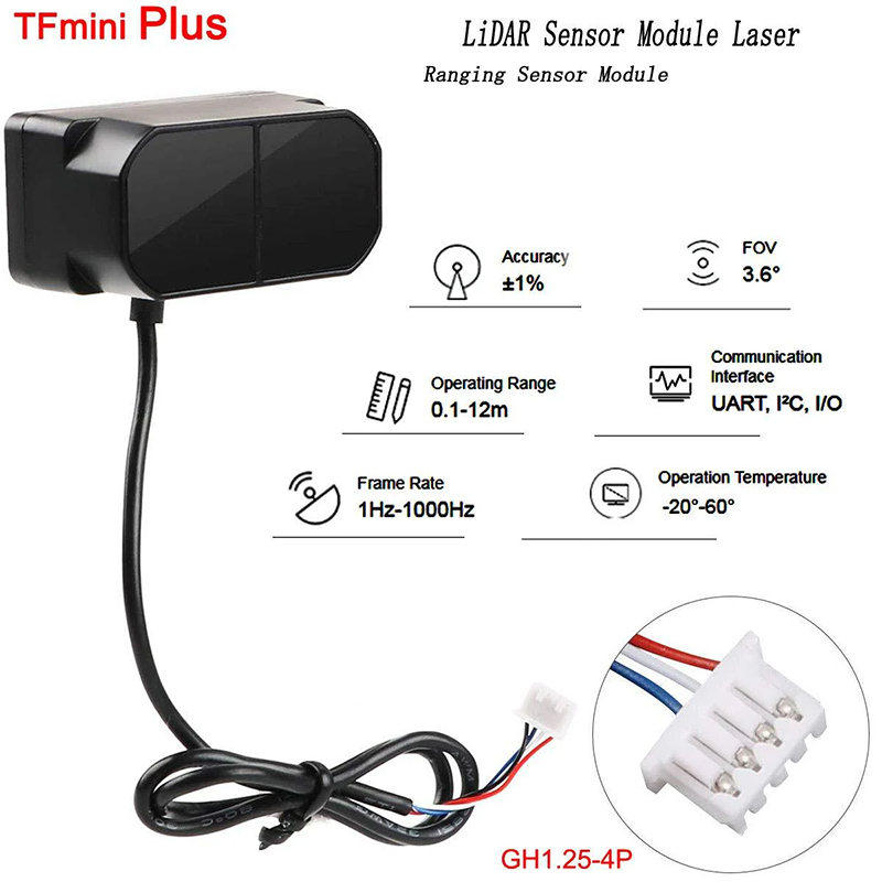 TFmini Plus Lidar Module Single-Point Ranging Module