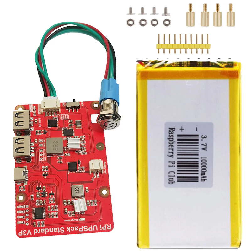 Raspberry Pi UPS Expansion Board V3P Standard Power Supply - Image 4